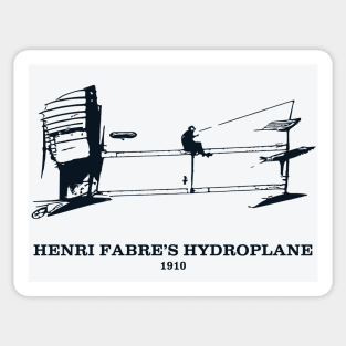Henri Fabre’s Hydroplane 1910 Seaplane Sticker